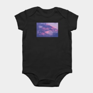 Purple and Pink Sky Baby Bodysuit